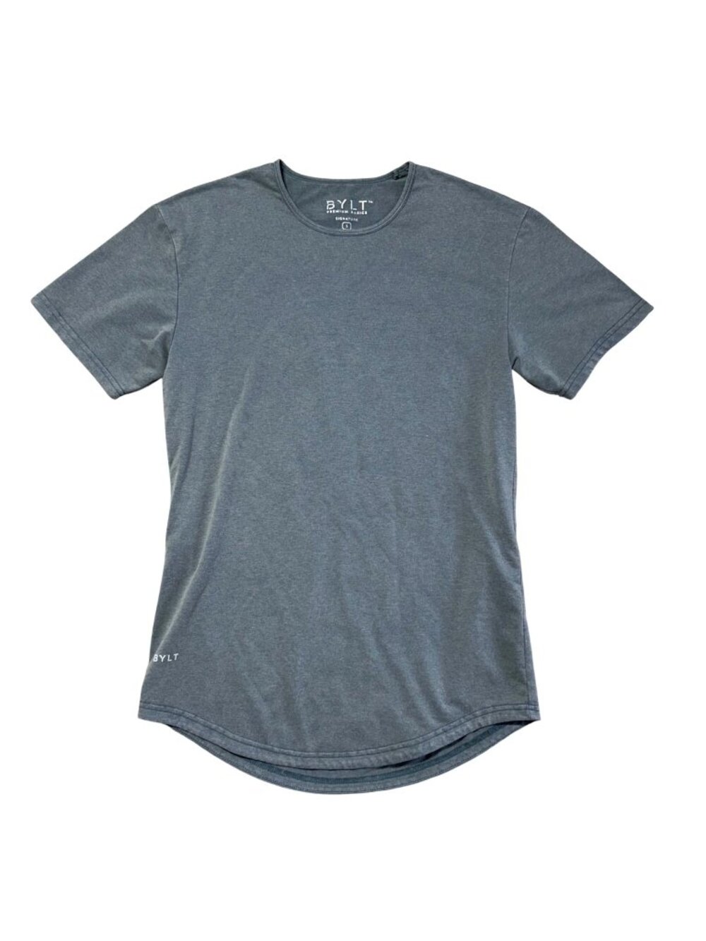 Bylt  Men's Sz S Gray Crew Neck T-Shirt Lightweight Premium Basics Casual Wear